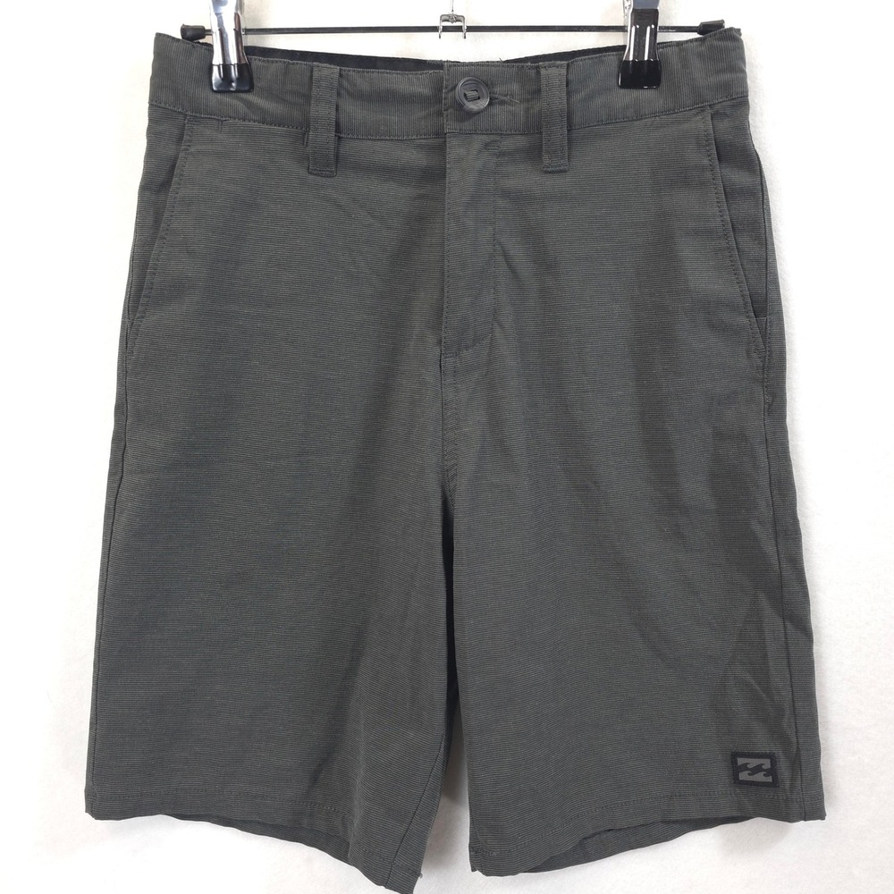 Billabong Hybrid Shorts Crossfire Submersible Gray Boys 25 / 10R Surf Skate